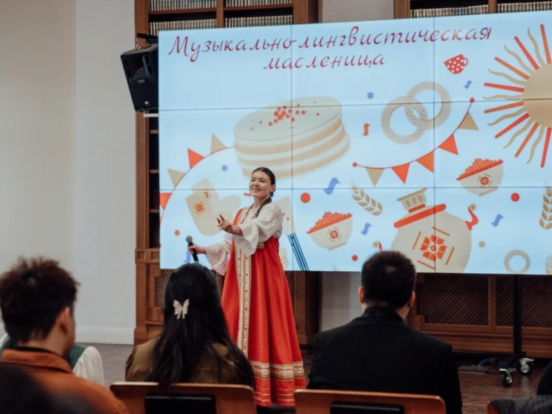 Traditional Russian festival Maslenitsa for international students held at Minin University Traditional Russian festival Maslenitsa for international students held at Minin University