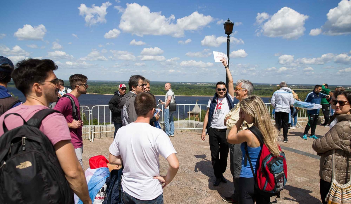 The Students of Minin University have organized free walking tours for more than 200 foreign guests of the Football World Cup