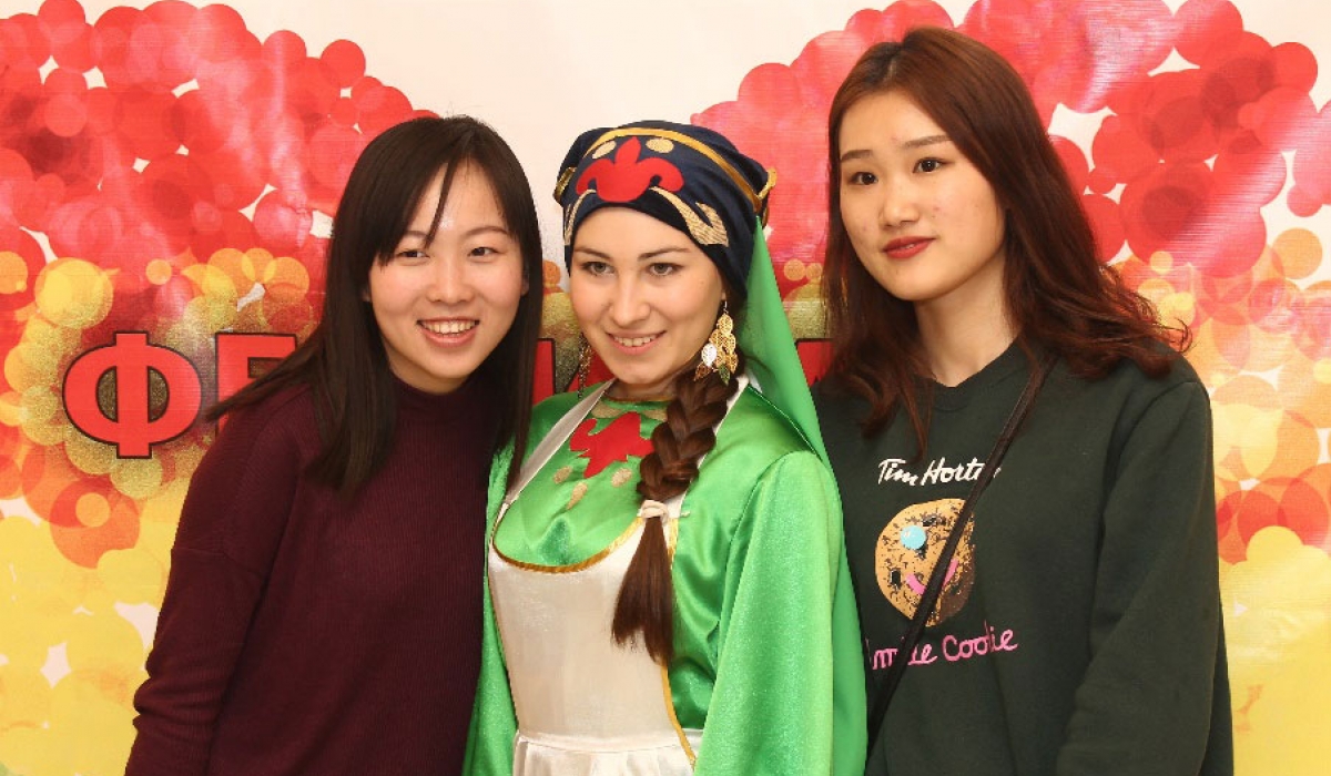 The Festival of World's Nations has United Students from Different Countries