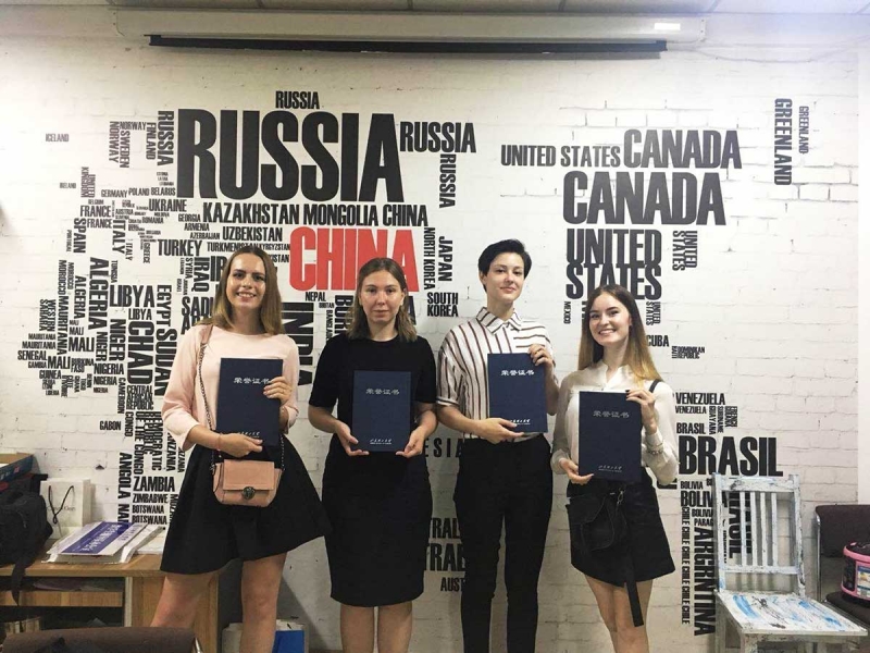 Students returned after studying at Shandong Polytechnic University Students returned after studying at Shandong Polytechnic University