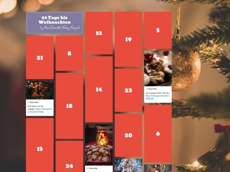 More than 700 schoolchildren and students studying German took part in the online Christmas marathon organized by Minin University More than 700 schoolchildren and students studying German took part in the online Christmas marathon organized by Minin University